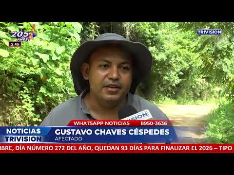 Comerciantes de Nandayure preocupados por el estado de las calles