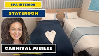 Carnival Jubilee Cloud 9 Spa Interior Stateroom Tour!