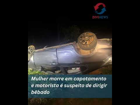 TRAGÉDIA I Mulher é arremessada e morre após capotamento na BR-354 em Minas Gerais