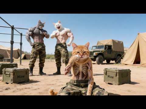 مغامرات القط مياو البطل 🐱 رحلة التحول من قط مريض إلى أسطورة تهزم الشر وتنقذ العالم من القط المجنون!🔥