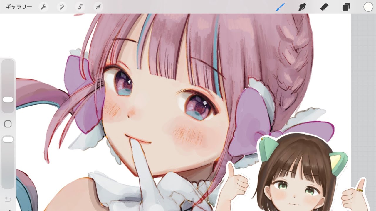 【#お絵描き配信】湊あくあちゃんFA描くぞ！（⚠️開始時間ちょい早め！）