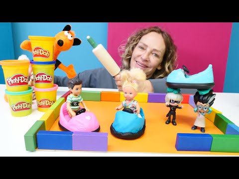 Play Doh Schule mit Nicole. Romeo hat ein Box-Auto gestohlen. Kinder Video auf Deutsch