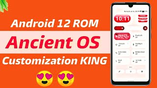 Customization King👑Ancient OS Android 12 Redmi Note 8/8T Ginkgo/Willow