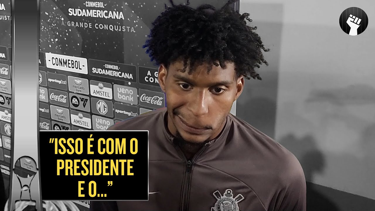 HUGO SOUZA fala sobre VONTADE de PERMANECER NO CORINTHIANS