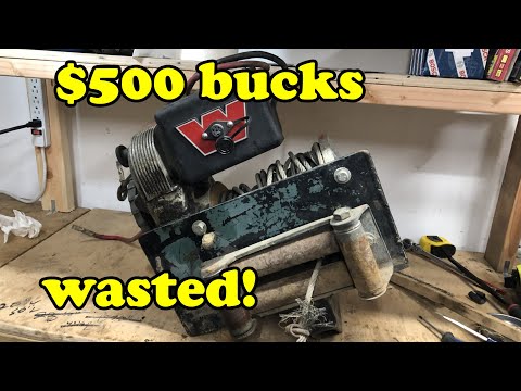 I Wasted $500 Bucks on a Clapped Out Warn 8274 Winch!