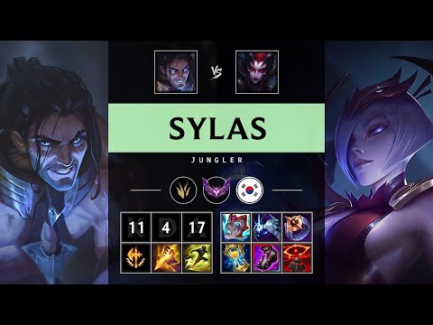 Sylas Jungle vs Elise - KR Master Patch 25.04