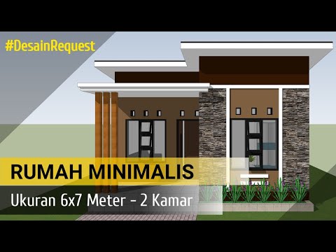 Didn't even think about it!! - Minimalist House Design 6x7 Meters || Build a house
