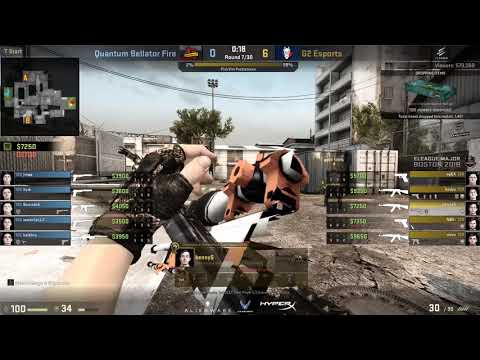 ELEAGUE Boston 2018 CS:GO | Group Stage Winners Group Match 1 | Quantum Bellator Fire vs G2 Esports