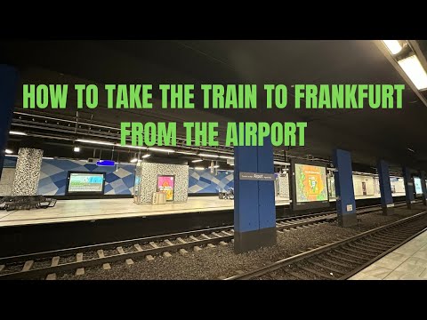 Como pegar o trem para Frankfurt do aeroporto