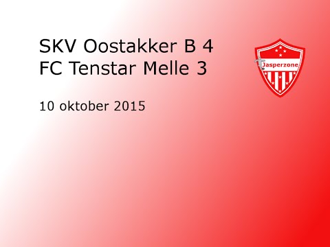 20151010 SKV Oostakker - FC Tenstar Melle