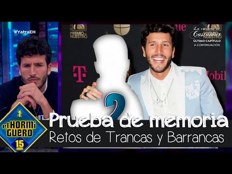 Sebastián Yatra se somete a una prueba de memoria con Trancas y Barrancas - El Hormiguero