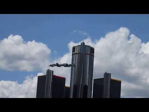 2017 Tuskegee Air Show Two A-10 Thunderbolt II And P-51 Flying Together The Detroit River days