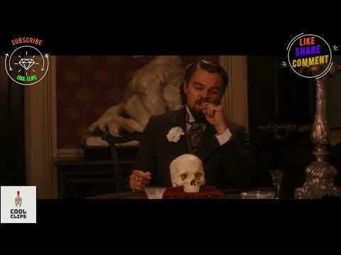 Django 2013 -  Final Dinner Scene Scene (2/2), English Movie | Jamie Fox| Christoph Waltz | Dicaprio