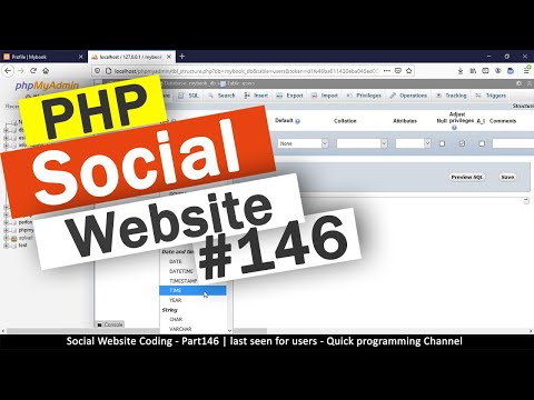 Social Website from scratch Part 8 Profile Page Top Bar | PHP | HTML | CSS | MYSQL Database