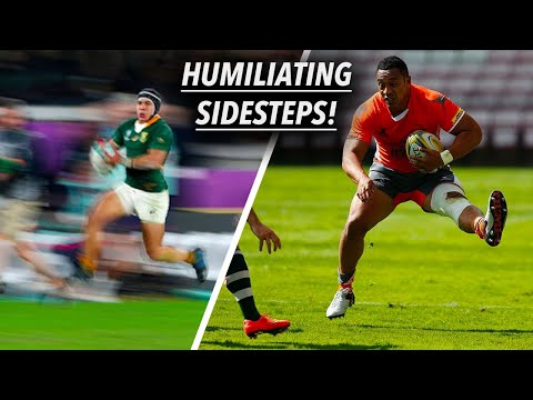 Humiliating Sidesteps in Rugby (Slow Motion)