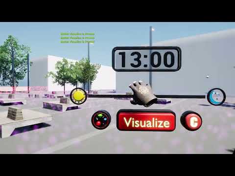 Prototype of outdoor space micro climate simulation visualisation in VR