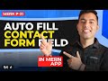 31 Authentication In MERN App Auto Fill Contact Fields With User Data From The Database