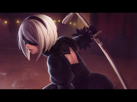 NIER: AUTOMATA All Cutscenes (Route A) Full Game Movie PS4 PRO 1080p HD