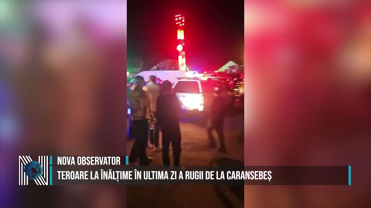 Teroare la înălțime în ultima zi a Rugii de la Caransebeș