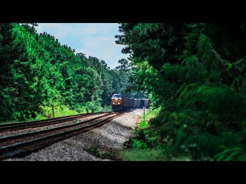 CSX Y205 & NS E25 Work Biddix Yard, AMTK 184 Leads P090 & CSXT U371 Rolls Through With Great Crew