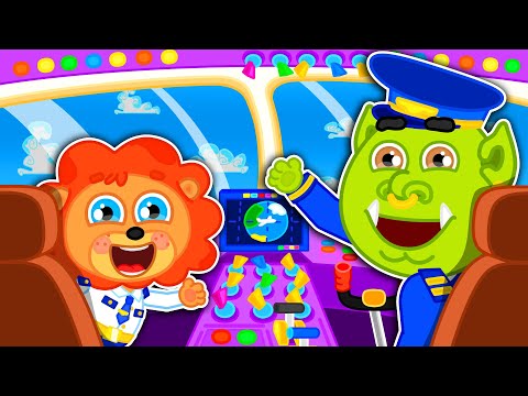 Lwiątko | Egzamin pilota samolotu | Kreskówka dla dzieci | Bajki Po Polsku