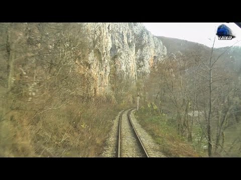 LDE2100 Cabview/Führerstandsmitfahrt in Defileul Crisului Repede` Canyon ~M300~