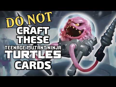 10 Teenage Mutant Ninja Turtles UNDERPERFORMING Cards - Crafting Guide For MTG Arena Standard TMNT