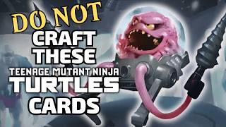 10 Teenage Mutant Ninja Turtles UNDERPERFORMING Cards - Crafting Guide For MTG Arena Standard TMNT