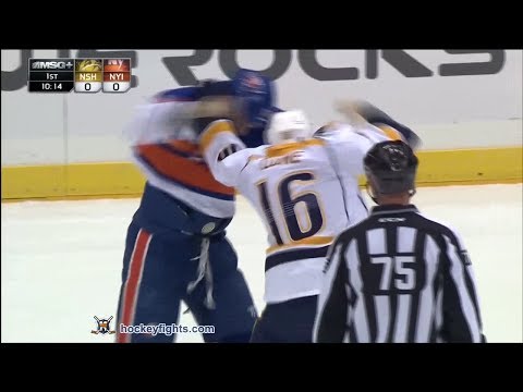 Rich Clune vs Matt Martin Nov 12, 2013