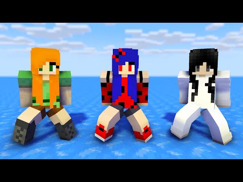 MONSTER SCHOOL : DUN DUN DANCE WITH LADYBUG, SADAKO, ALEX - MINECRAFT ANIMATION