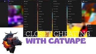 CLOSET CHEATING IN ROBLOX BEDWARS WITH THE BEST SCRIPT (Catvape)