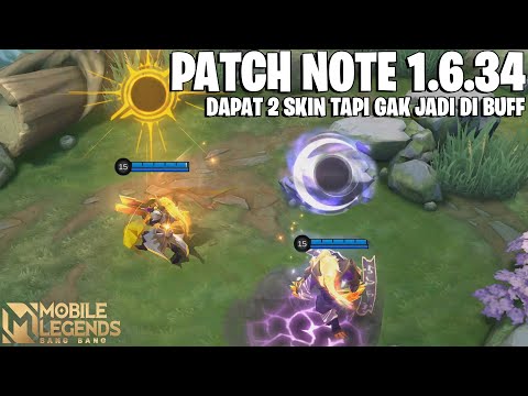 FRAGMENT SHOP UPDATE, HARLEY BUFF, ROGER NERF, BADANG NERF - PATCH NOTE 1.6.34 MOBILE LEGENDS