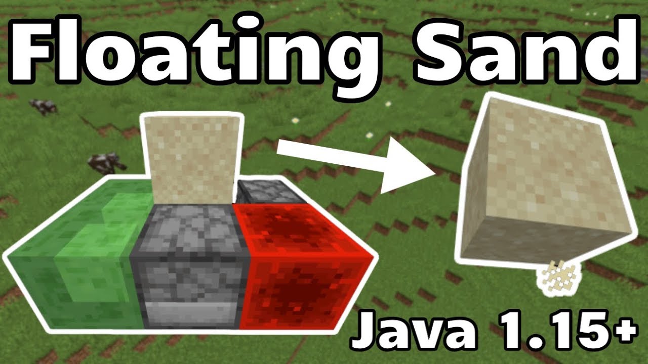 Floating Sand (Minecraft Java 1.13 - 1.16+)