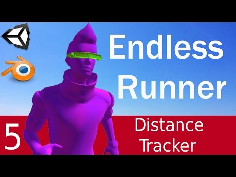 Unity 5 Endless Runner Tutorial 5 | Distance Tracker