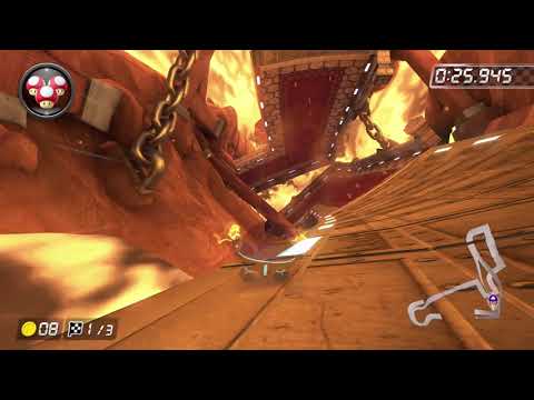 Bowser Castle [150cc] - 1:59.821 - Mat (8th Worldwide)