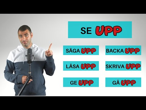 KAN DU (partikelverb med prepositionen "UPP")?