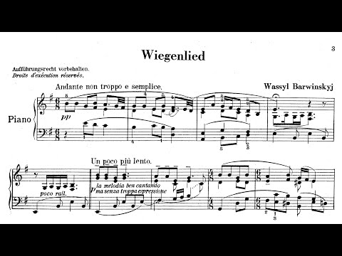 Vasily Barvinsky | Lullaby, Ukrainian Dance