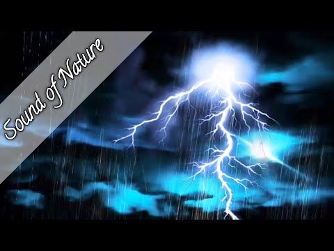 Som de Chuva 3D Com Raios e Trovões  (30 minutos) 🧘‍♂️🌍