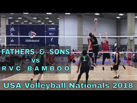Fathers & Sons vs RVC Bamboo - Semifinals Men's A Division (USA Volleyball Nationals 2018)