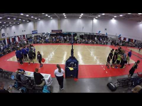 USAV 13U 352 Elite vs Borinquen Coquí - 2nd Set - 1 of 2 - GOPR1185