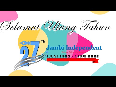 Selamat Ulang Tahun Harian Pagi Jambi Independent ke 27 Th
