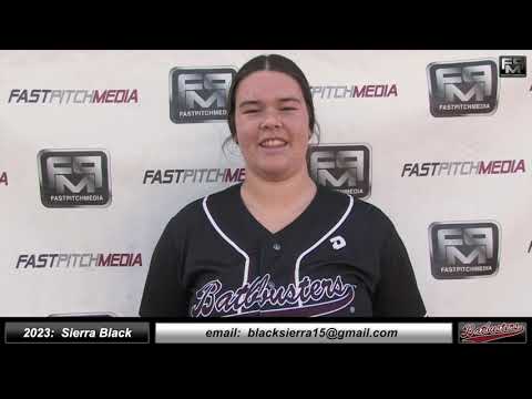 2023 Sierra Black 4.2 GPA - Pitcher and First Base Softball Skills Video - Batbusters Gomes/Clark