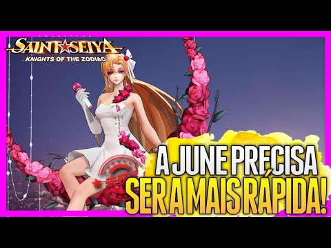 LIGUE a TREPADEIRA! A JUNE precisa ser a MAIS RÁPIDA! Episódio 3 com DANTE V | saint seiya awakening