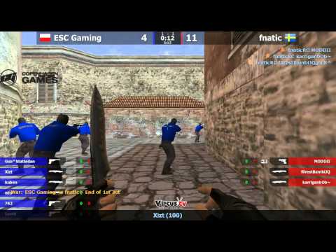 ESC Gaming vs fnatic @de_mirage