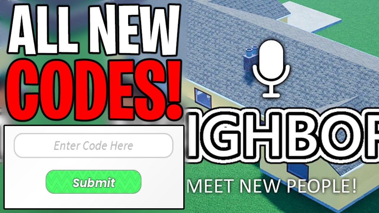 ✅ *NEW* ALL CODES IN NEIGHBORS ROBLOX (REDEEM THESE CODES NOW!)