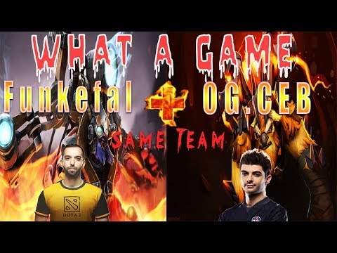 Funkefal Tinker Full Gameplay with OG.Ceb + Chessie vs Rajjix , Dream and DM. What A Game!