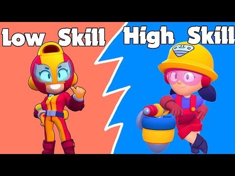 The top 5 LOWEST SKILL Brawlers in Brawl Stars!