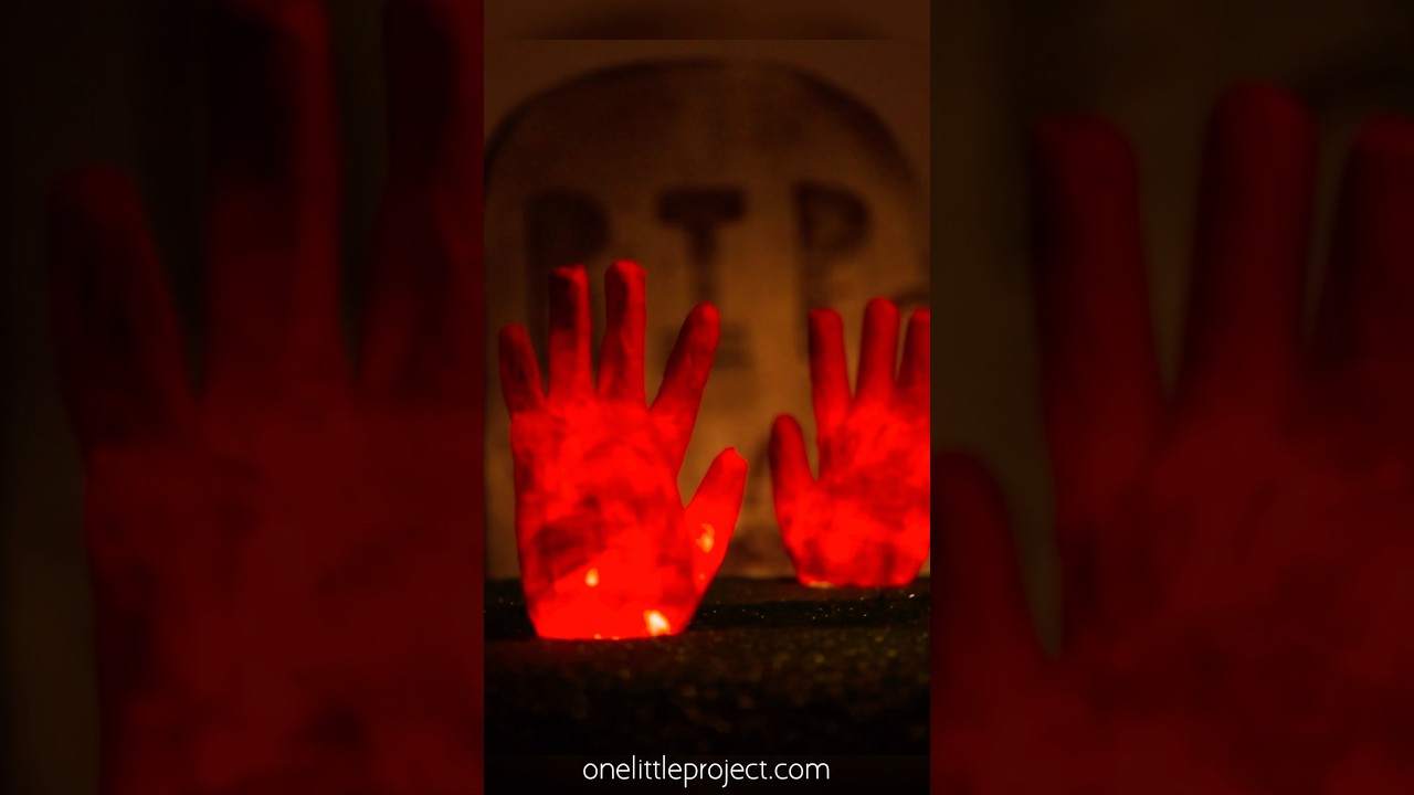 DIY Paper Mache Hand 🖐️ 🪦