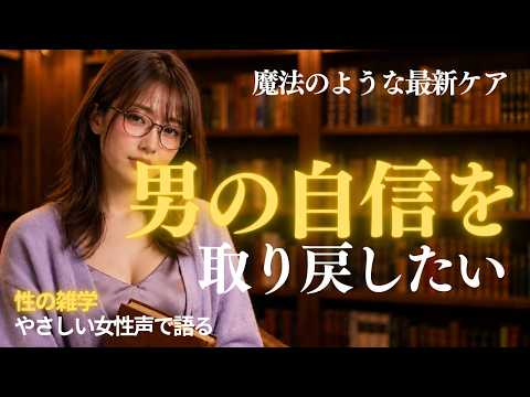 【睡眠導入】💕中間広告なし💕男の自信を取り戻したい 魔法のような最新ケア 性の雑学【女性朗読】