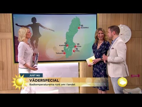 Glada besked från meteorologen - då kommer värmen! - Nyhetsmorgon (TV4)